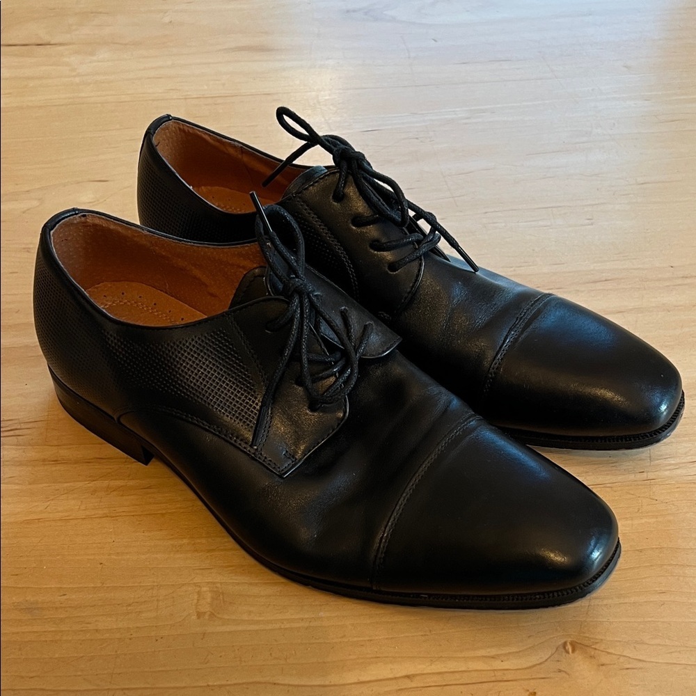 Florsheim Black Leather Men's Oxfords